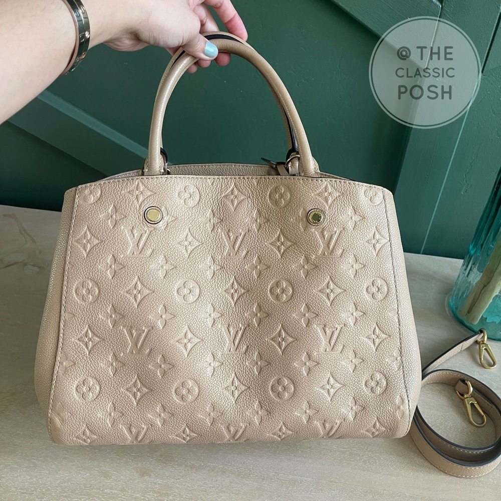 Louis Vuitton Montaigne DUNE MM Tote Shoulder Bag SP4165 - Picture 3 of 15